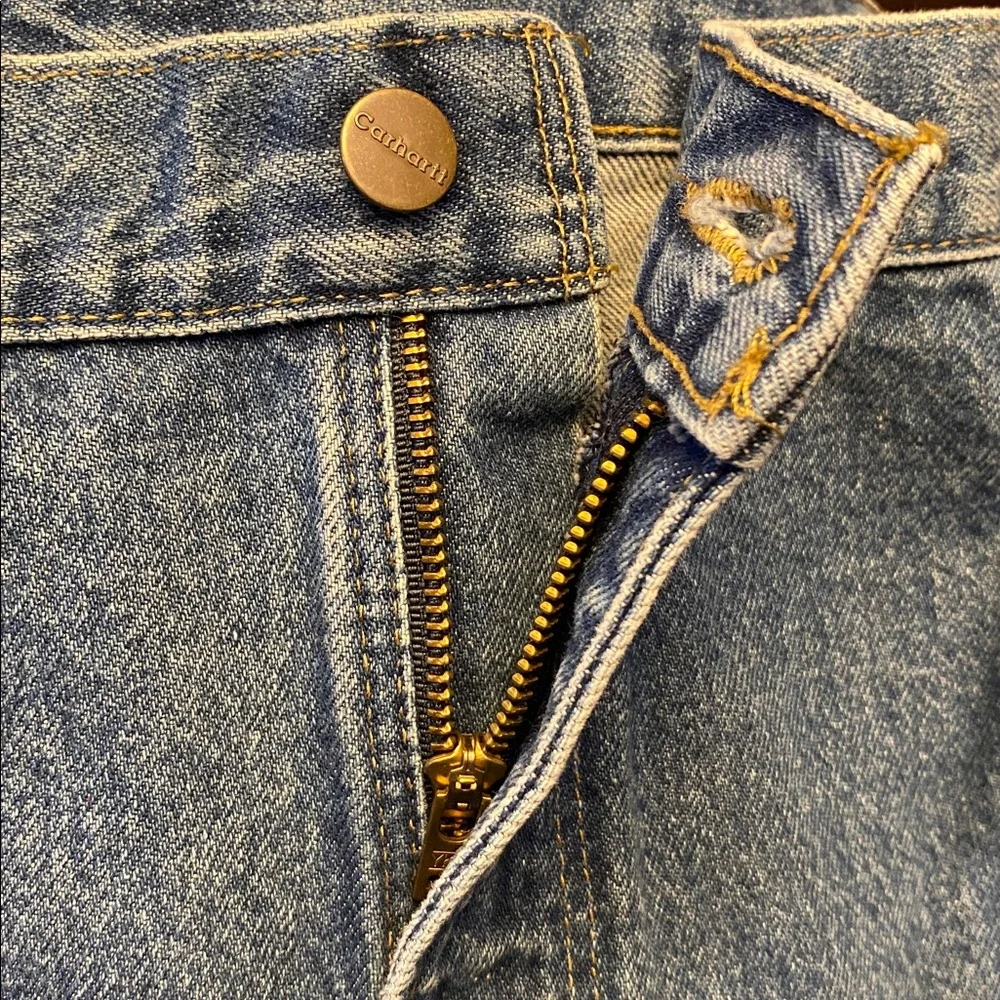 Vintage Carhartt B73 DST Dungaree Vintage Double Knee Logger Carpenter Jeans